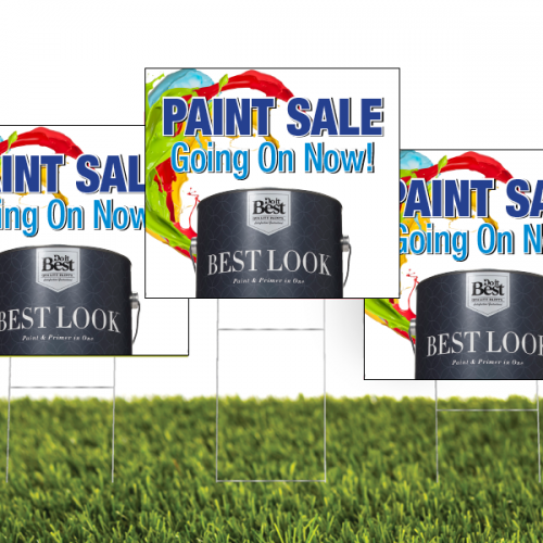 Best Look Paint 20" Yard Sign JW Specialties
