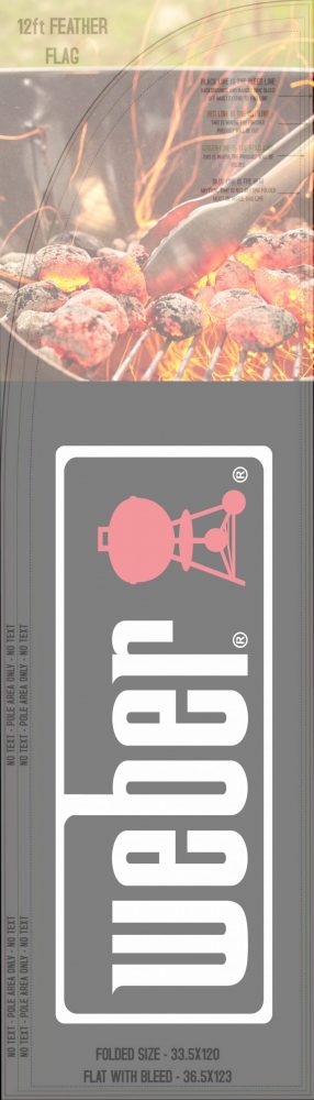weber feather flag