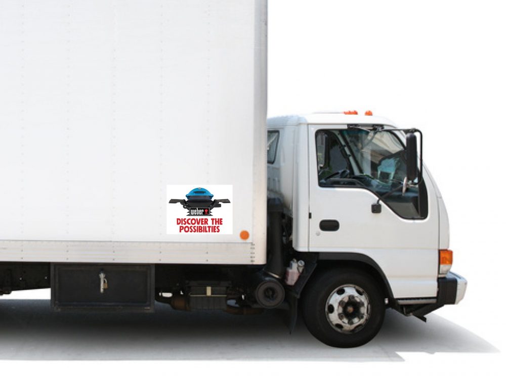 weber truck magnet