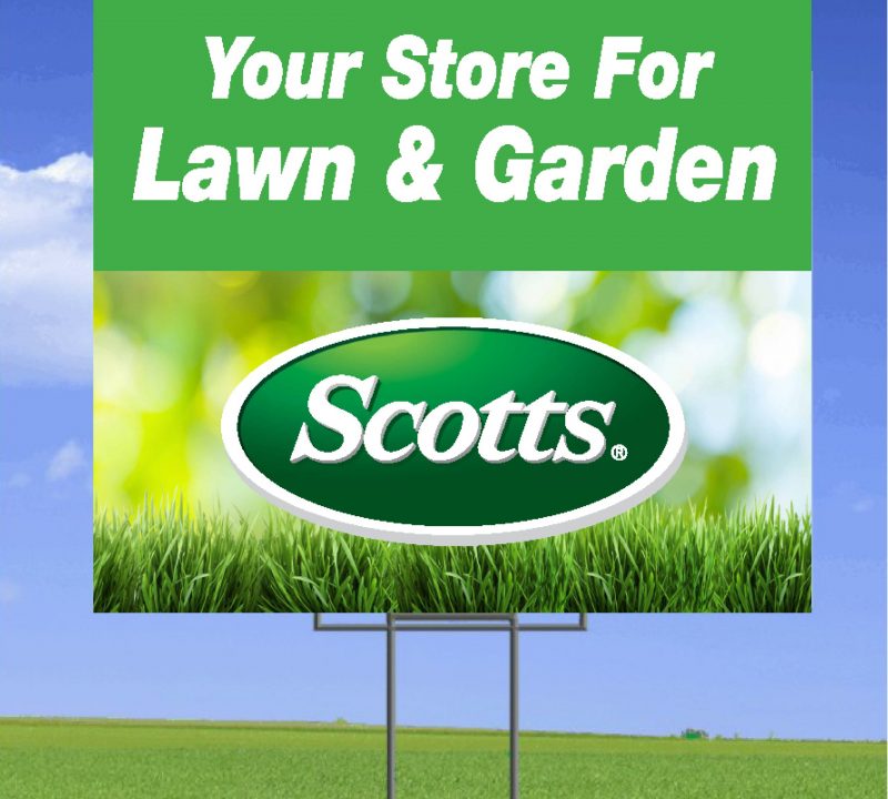 scotts yard sign