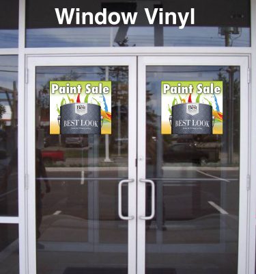 Paint Sale Window Vinyl
